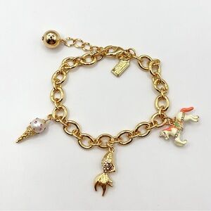 KS508-Kate Spade carousel and ice cream bracelet